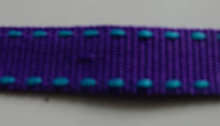 Paars met gestreept randje lint P4 (PER 10 cm)