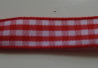 Rood wit geblokt lint R3 (PER 10 cm) - Klik op de afbeelding om het venster te sluiten