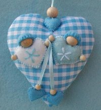 Babyhart blauw pakket