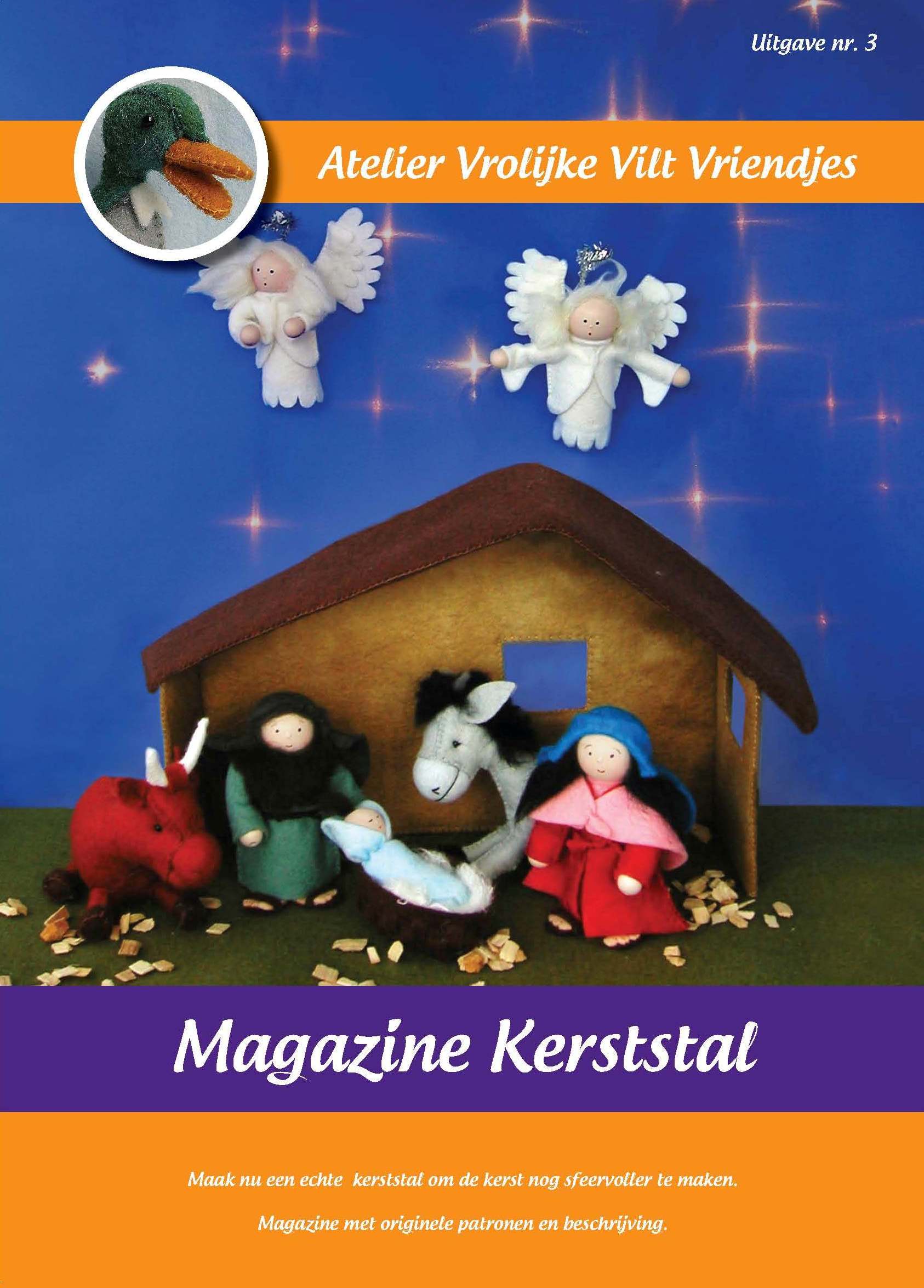 Magazine 3 De kerststal patroonblad