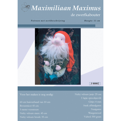 Maximiliaan Maximus de zwerfkabouter patroonblad - Klik op de afbeelding om het venster te sluiten
