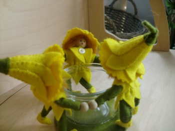 Narcis waxinelichtje pakket - Klik op de afbeelding om het venster te sluiten