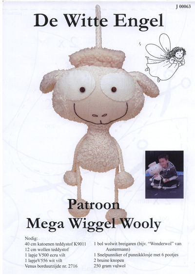 Mega Wiggel Wooly patroonblad